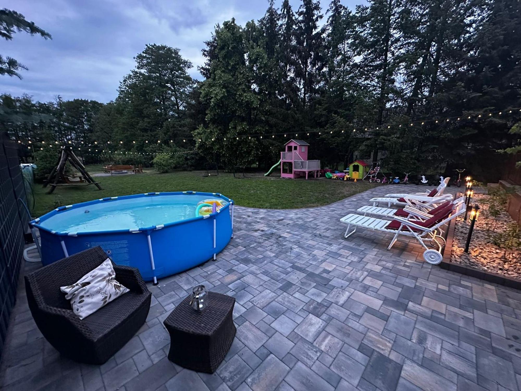 Kokolinko- Dom Caloroczny Na Mazurach Villa Swietajno  Luaran gambar